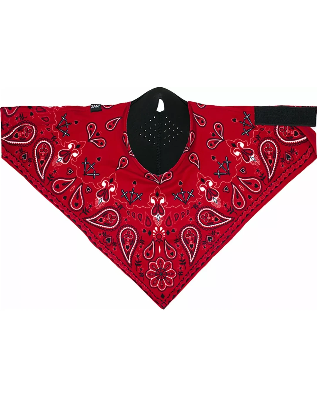 Маска за лице SPORTFLEX RED PAISLY
