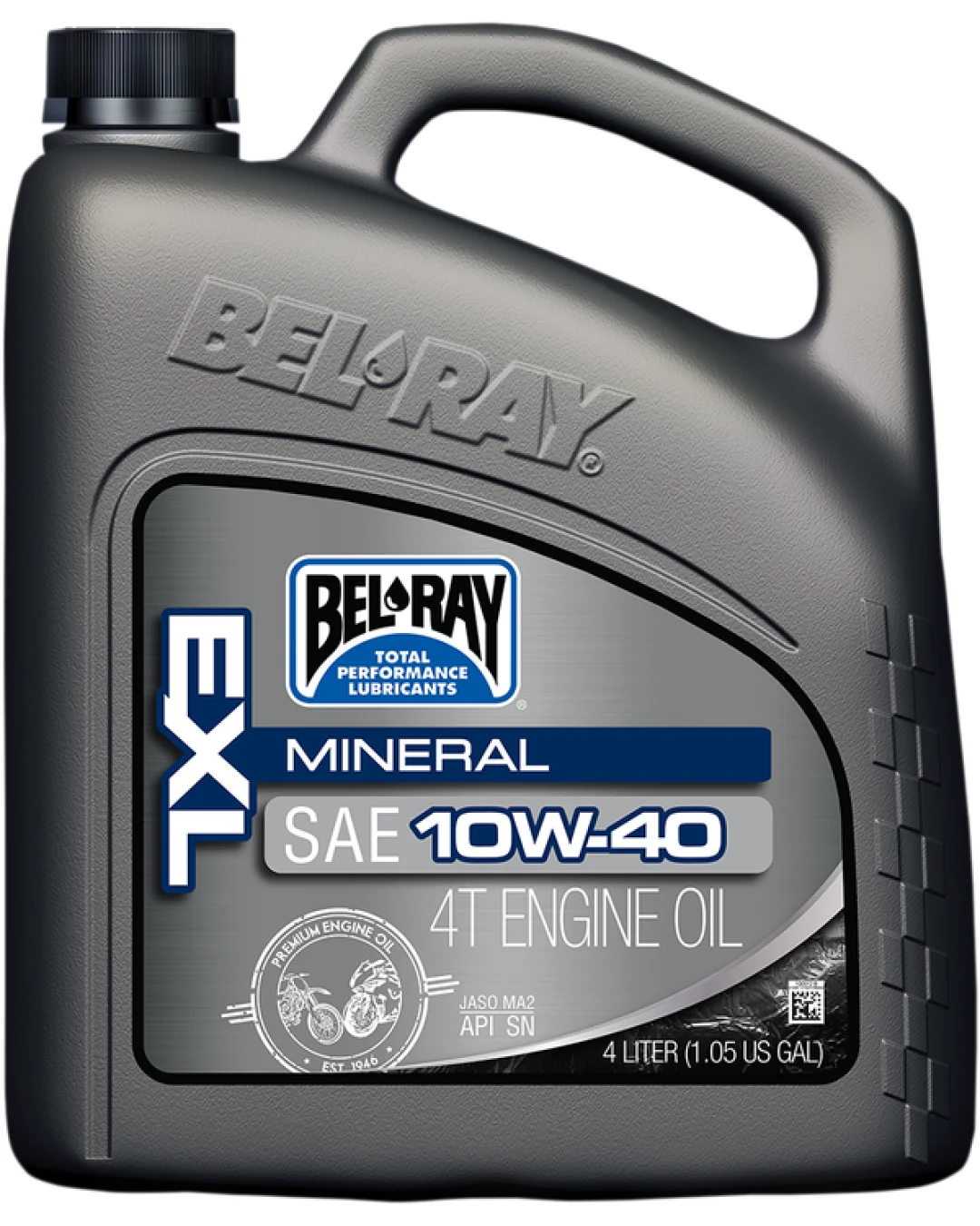 Масло BEL-RAY EXL MINERAL 4T 10W-40 4L