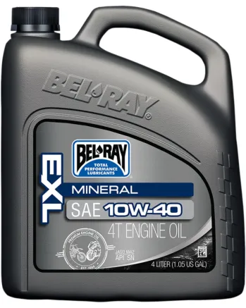 Масло BEL-RAY EXL MINERAL 4T 10W-40 4L