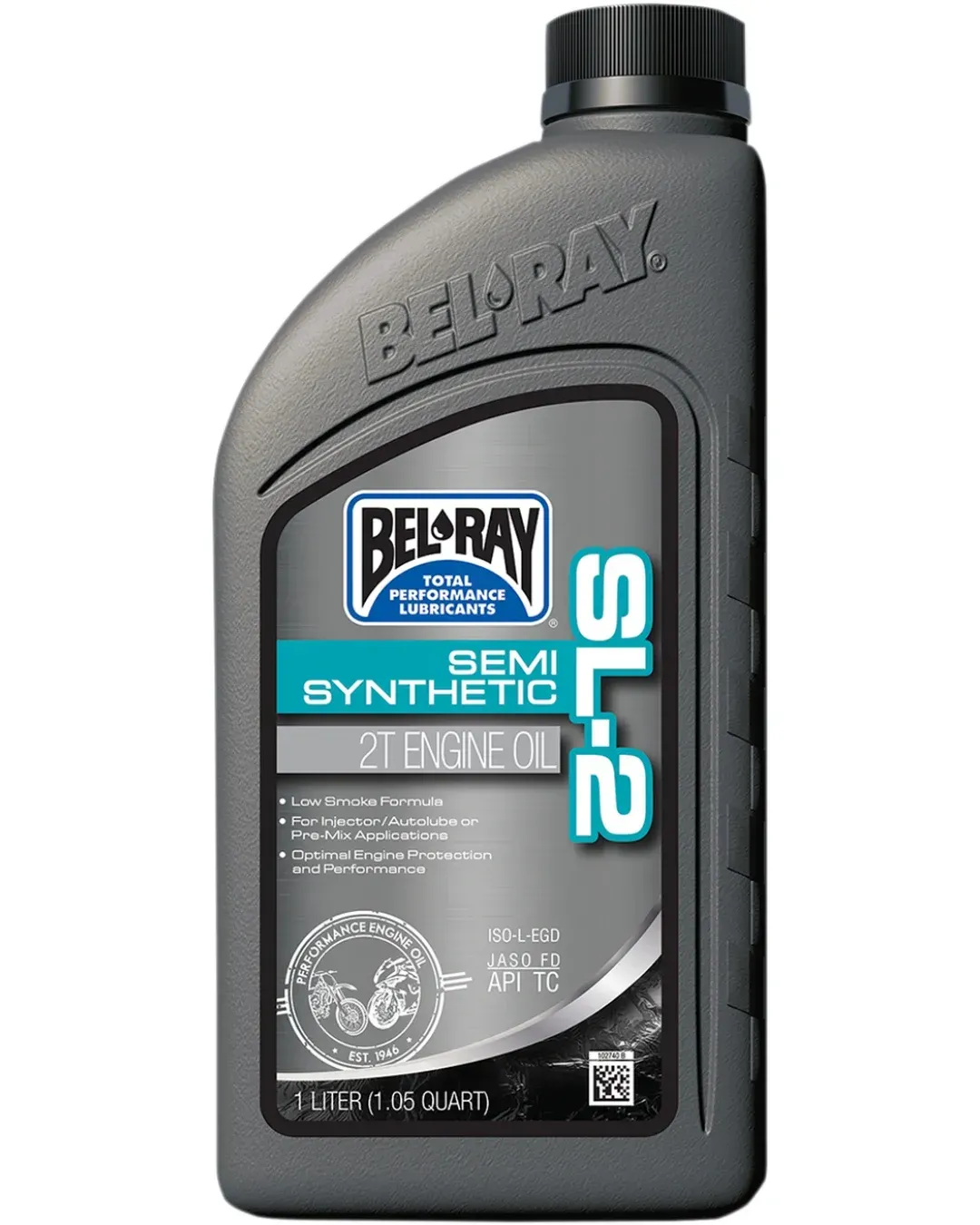 Масло BEL-RAY SL-2 Semi-Synthetic 2T - 1 Литър