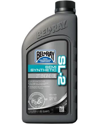 Масло BEL-RAY SL-2 Semi-Synthetic 2T - 1 Литър