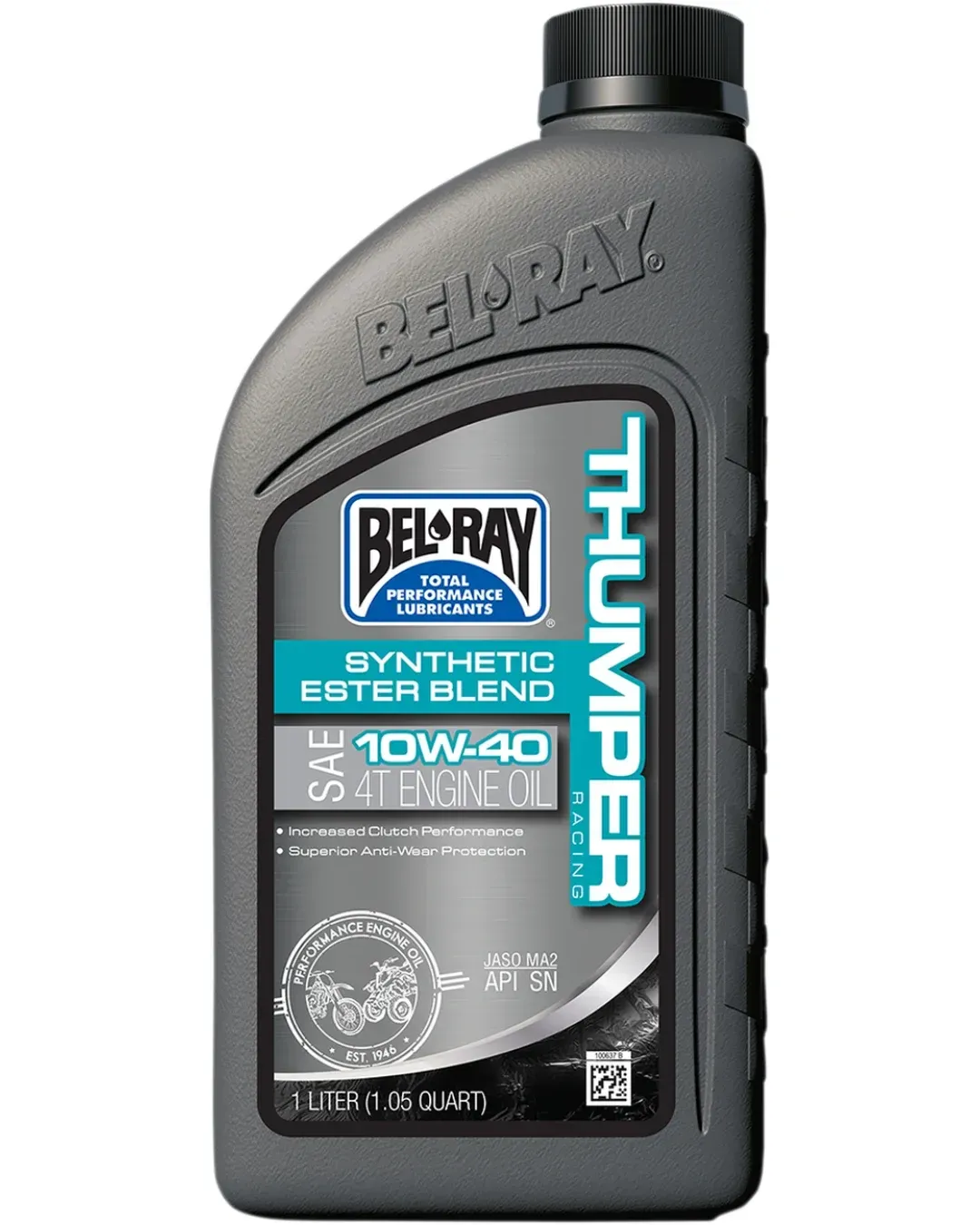 Масло BEL-RAY THUMPER RACING Synthetic Ester Blend T4 10W-40 1L