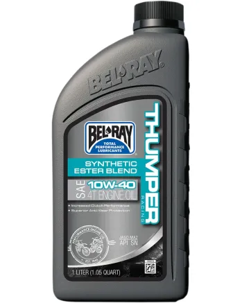 Масло BEL-RAY THUMPER RACING Synthetic Ester Blend T4 10W-40 1L