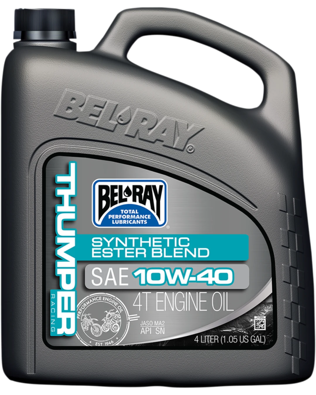 Масло BEL-RAY THUMPER  RACING Synthetic Ester Blend T4 10W-40 4L