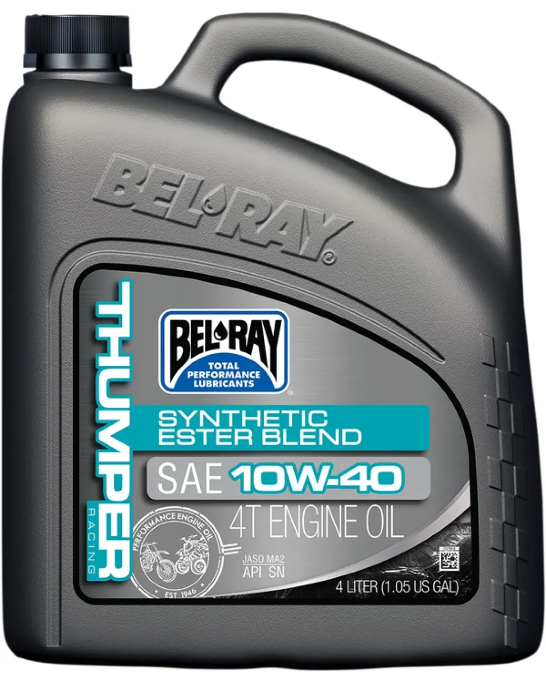 Масло BEL-RAY THUMPER  RACING Synthetic Ester Blend T4 10W-40 4L