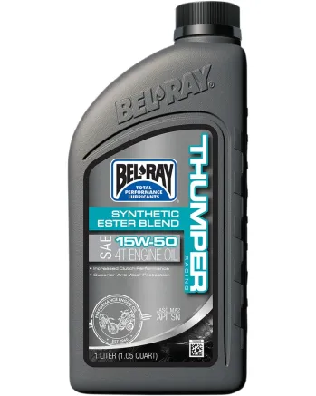 Масло BEL-RAY THUMPER RACING Synthetic Ester Blend T4 15W-50 1L