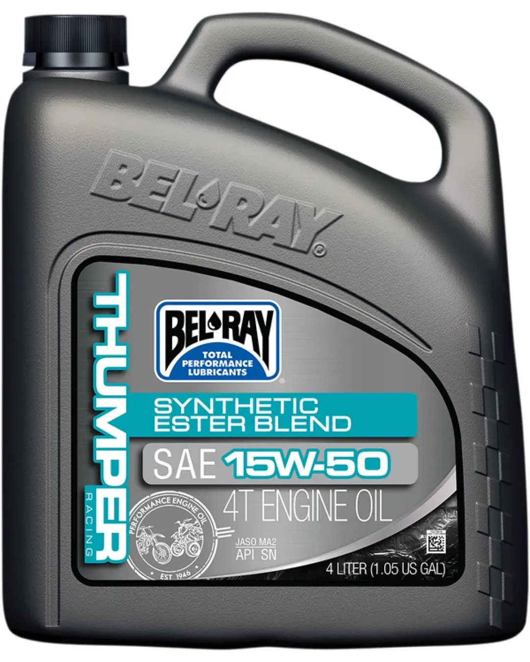 Масло BEL-RAY THUMPER RACING Synthetic Ester Blend T4 15W-50 4L