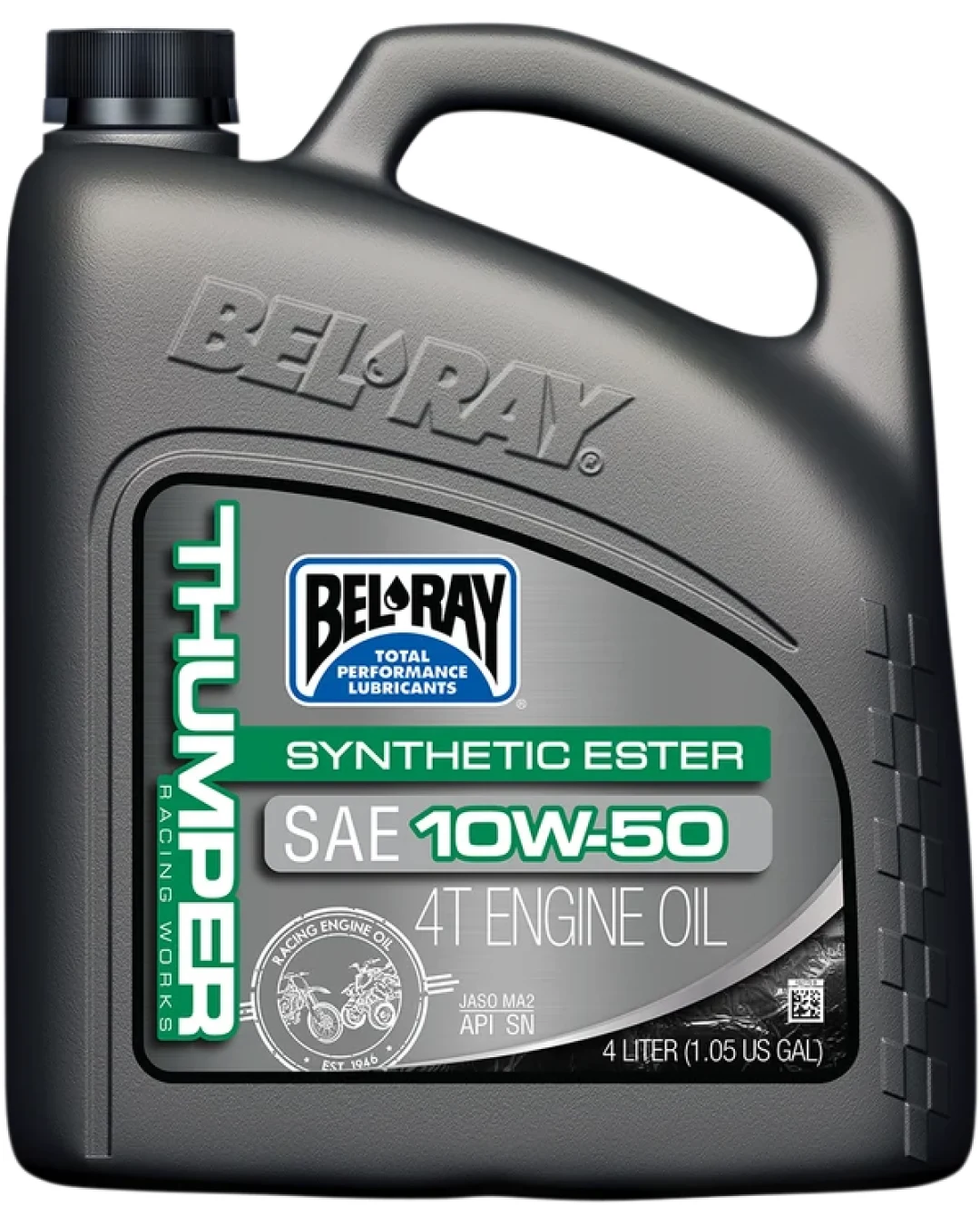 Масло BEL-RAY THUMPER Racing Works Synthetic Ester 4T 10W-50  4L