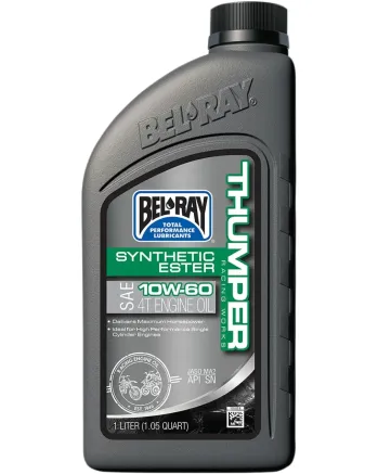 Масло BEL-RAY THUMPER Racing Works Synthetic Ester 4T 10W-60 1L