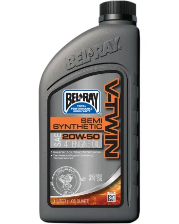 Масло BEL-RAY V-Twin Semi-Synthetic 4T 20W-50 1L