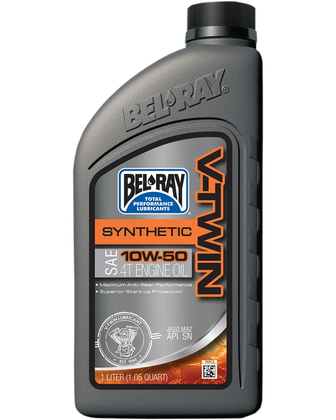 Масло BEL-RAY V-Twin Synthetic 4T 10W-50 1L