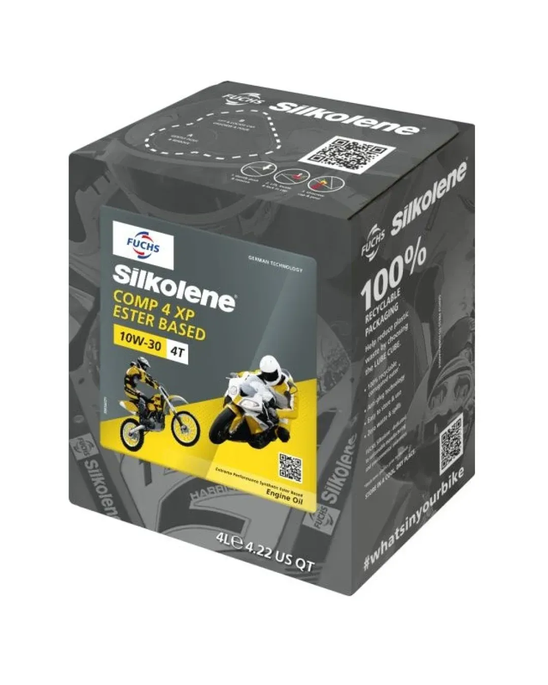 Масло FUCHS SILKOLENE COMP 4 10W30 - XP 4л