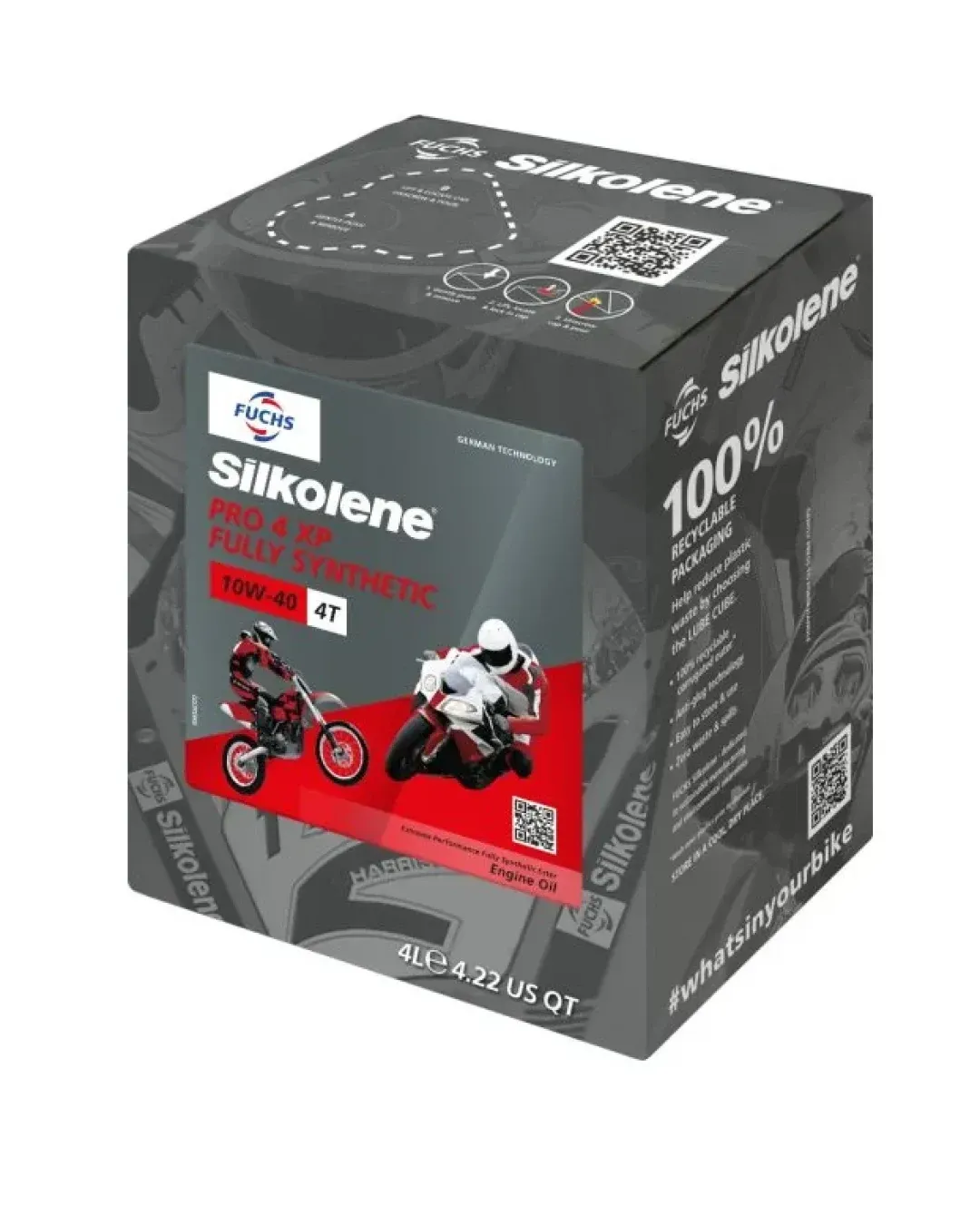Масло FUCHS SILKOLENE PRO 4 10W40 - XP 4л