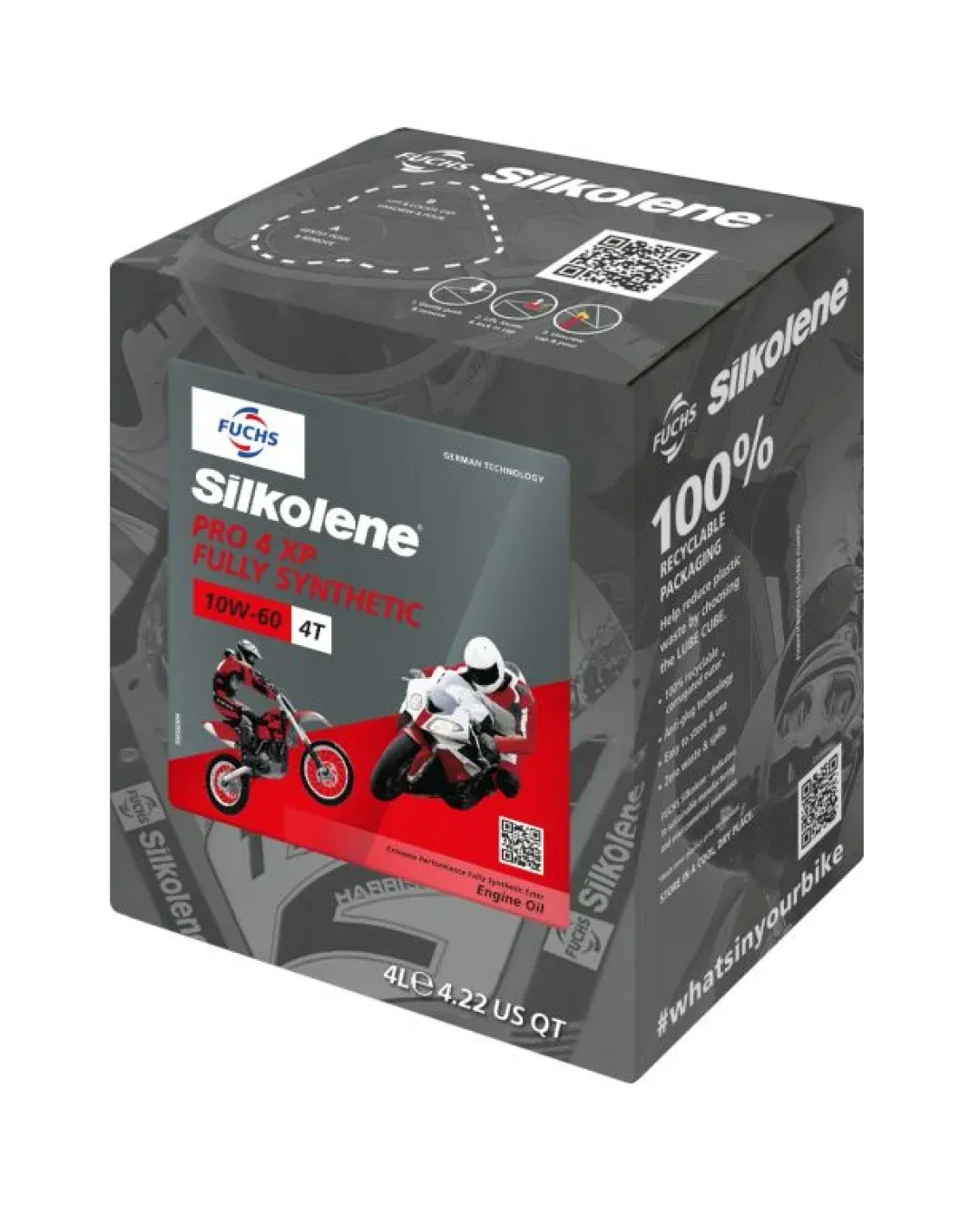 Масло FUCHS SILKOLENE PRO 4 10W60 - XP 4л