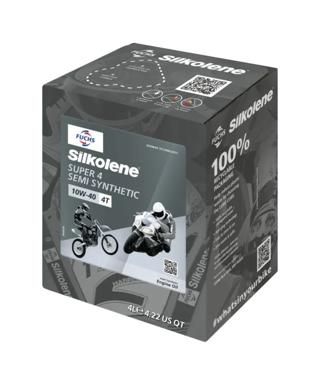 Масло FUCHS SILKOLENE SUPER 4 10W40 4L