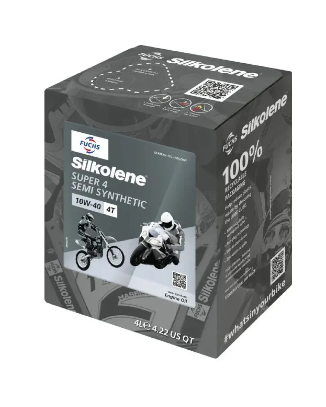 Масло FUCHS SILKOLENE SUPER 4 10W40 4L