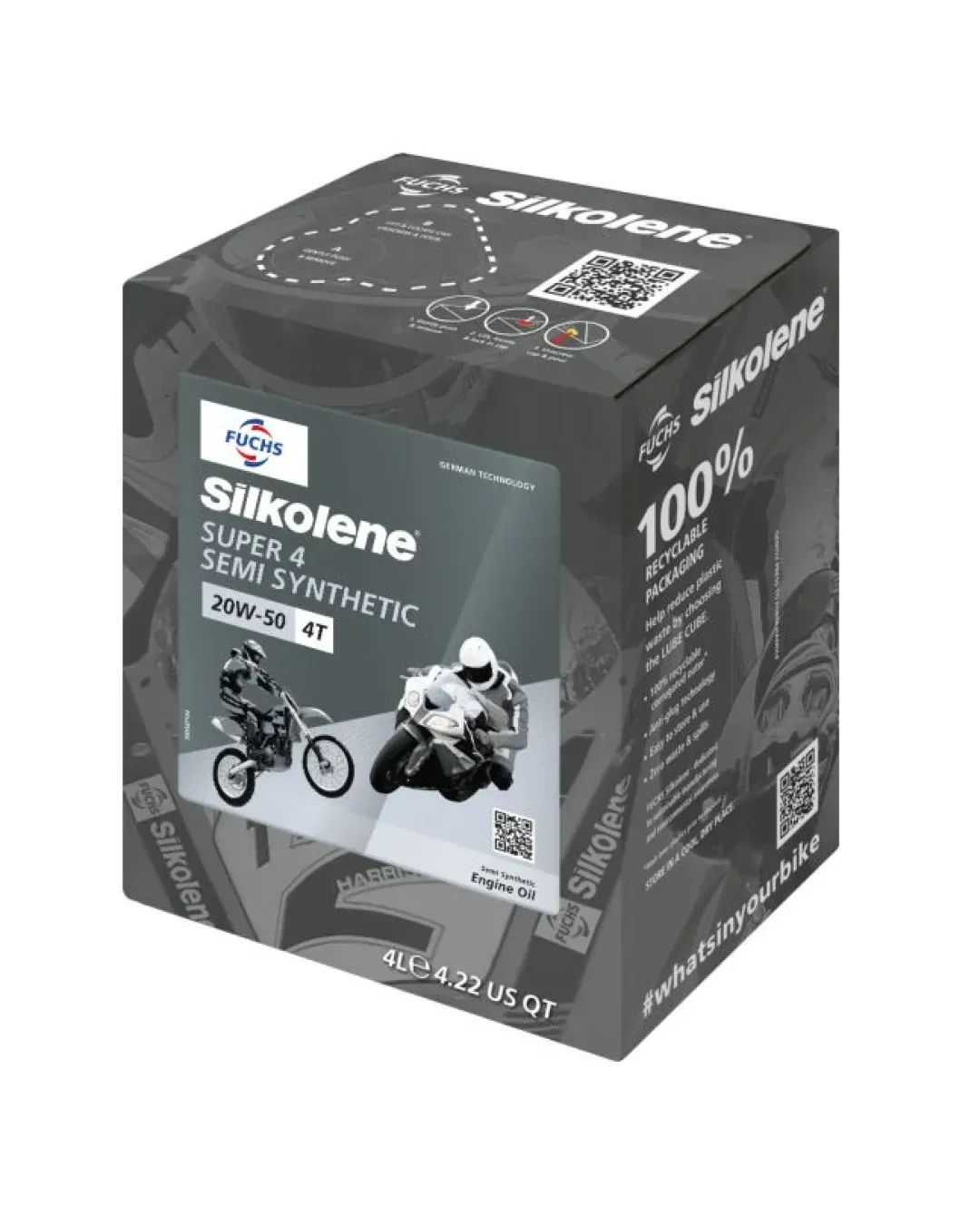 Масло FUCHS SILKOLENE SUPER 4 20W50 4L