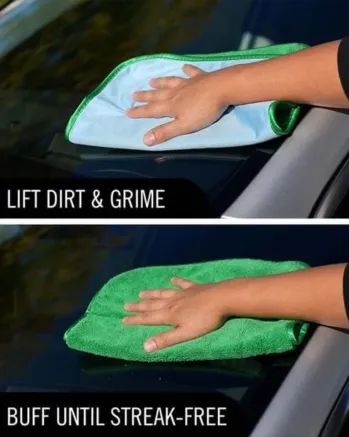 Микрофибърна кърпа Turtle Wax Clear Vue Dual Action (35x40 см)