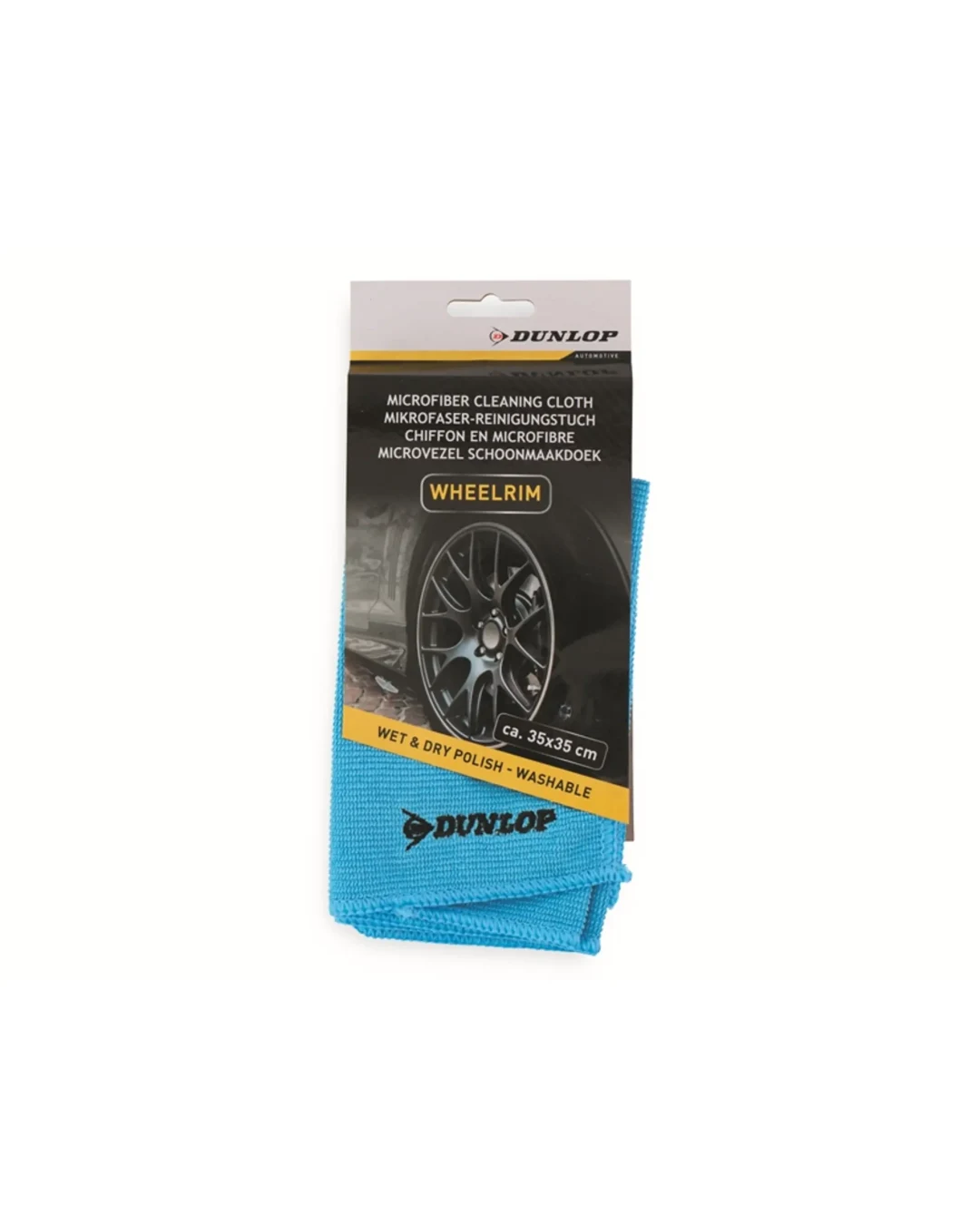 Микрофибърна кърпа за почисване на джанти 35 х 35 см Dunlop