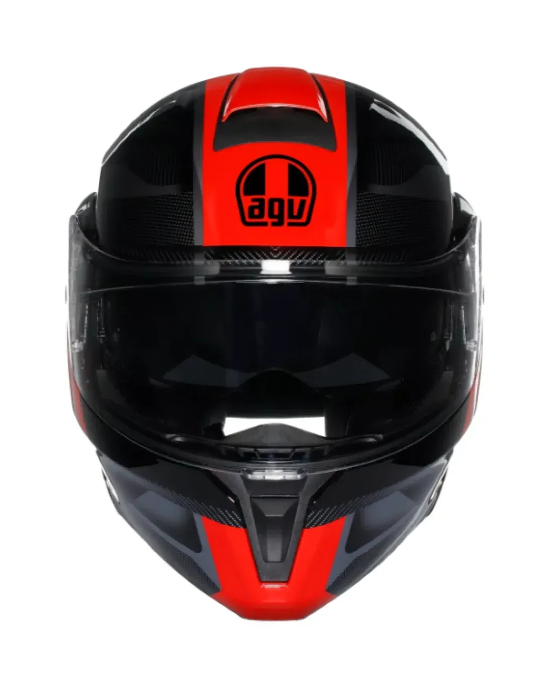 Модуларна каска AGV STREETMODULAR LEDRO BLACK/RED
