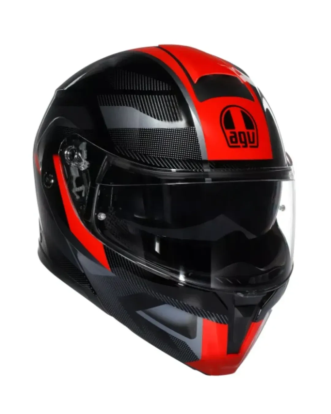 Модуларна каска AGV STREETMODULAR LEDRO BLACK/RED