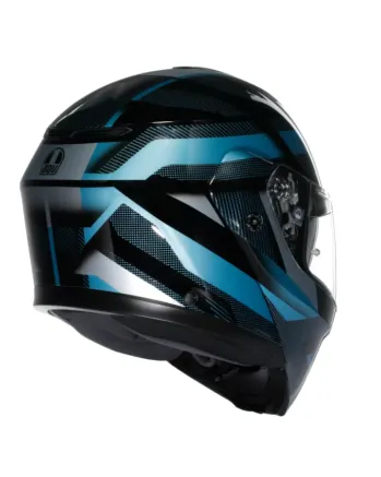 Модуларна каска AGV STREETMODULAR LEDRO MATT BLACK/POWDER BLUE