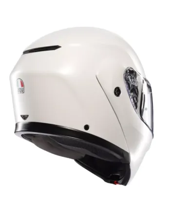 Модуларна каска AGV STREETMODULAR MONO MATT BLACK MATERIA WHITE