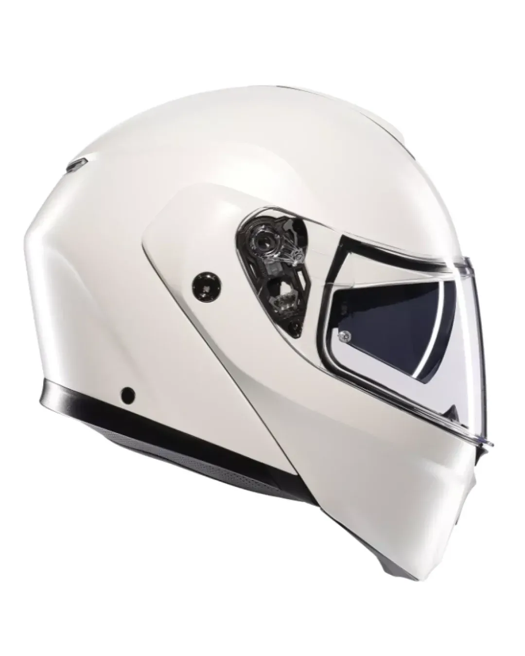 Модуларна каска AGV STREETMODULAR MONO MATT BLACK MATERIA WHITE