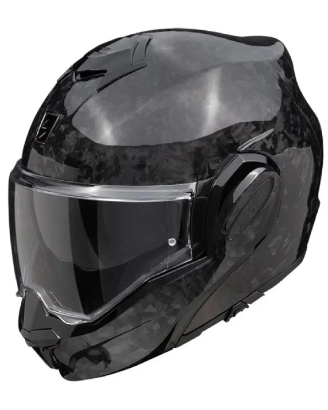Модуларна каска SCORPION Exo-Tech Evo Carbon ONYX BLACK