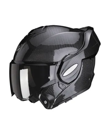 Модуларна каска Scorpion Exo-Tech Evo Carbon Solid Black