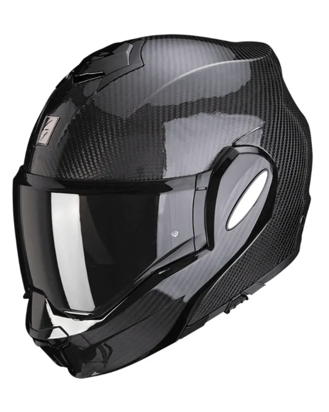 Модуларна каска Scorpion Exo-Tech Evo Carbon Solid Black