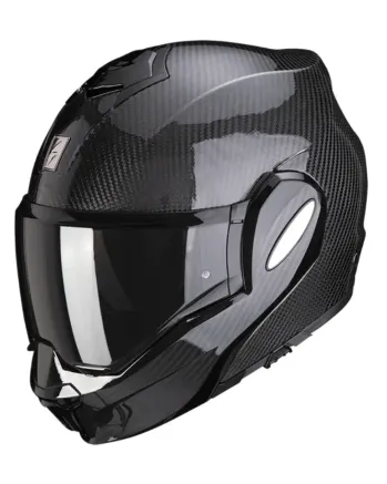 Модуларна каска Scorpion Exo-Tech Evo Carbon Solid Black