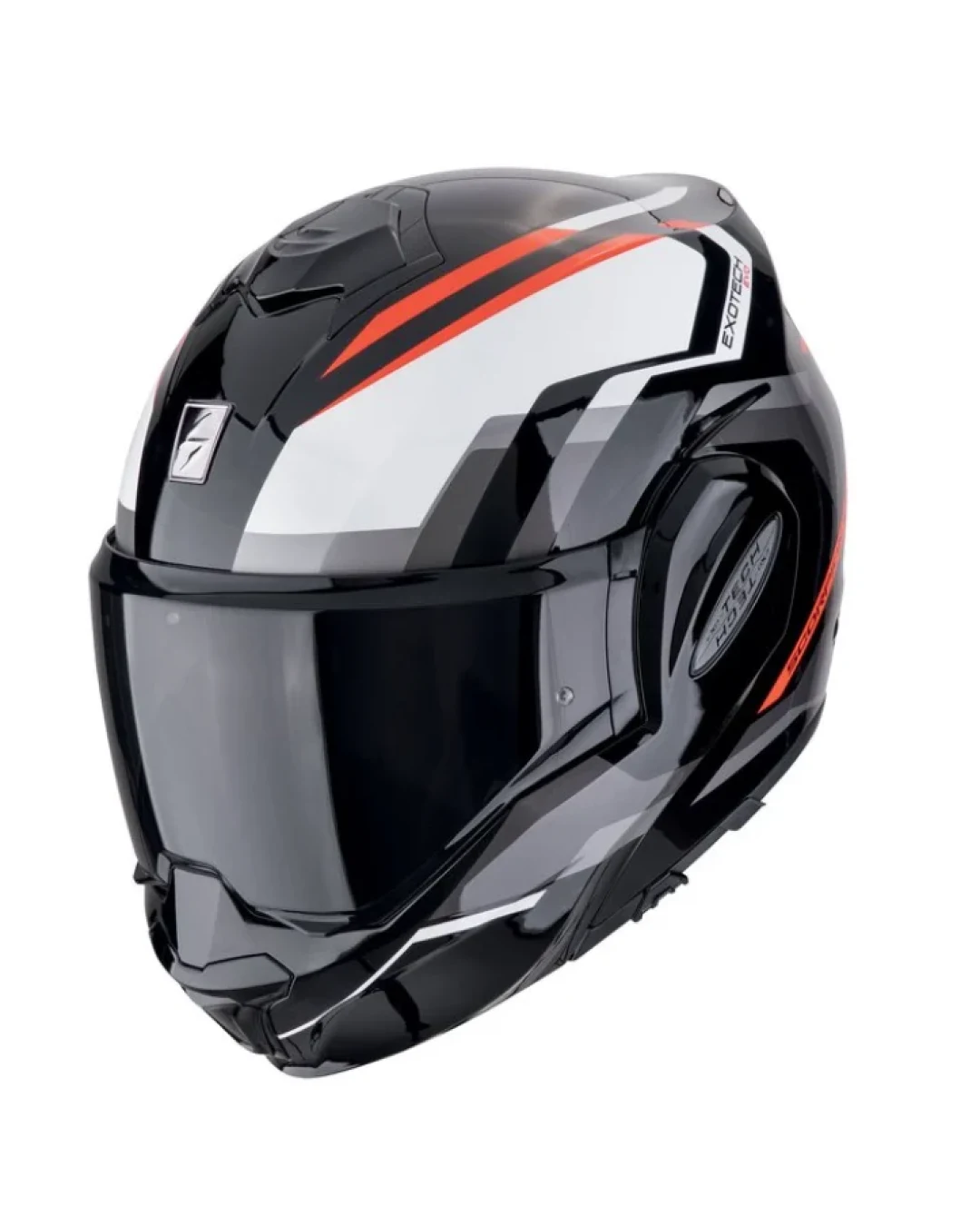 Модуларна каска SCORPION Exo-Tech Evo FURIO BLACK/RED