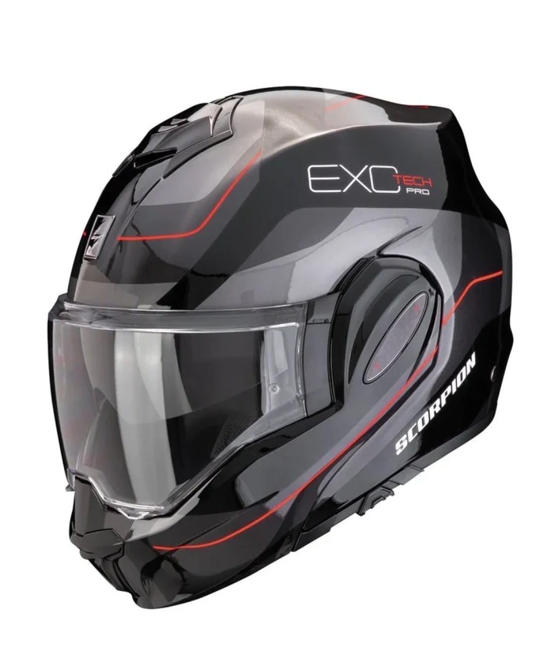 Модуларна каска SCORPION Exo-Tech Evo Pro Commuta black/grey/red