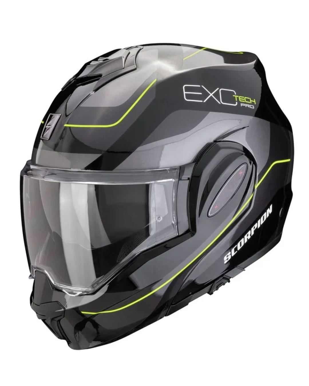 Модуларна каска SCORPION Exo-Tech Evo Pro Commuta black/yellow