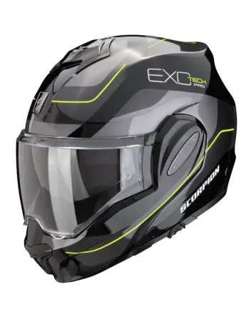 Модуларна каска SCORPION Exo-Tech Evo Pro Commuta black/yellow