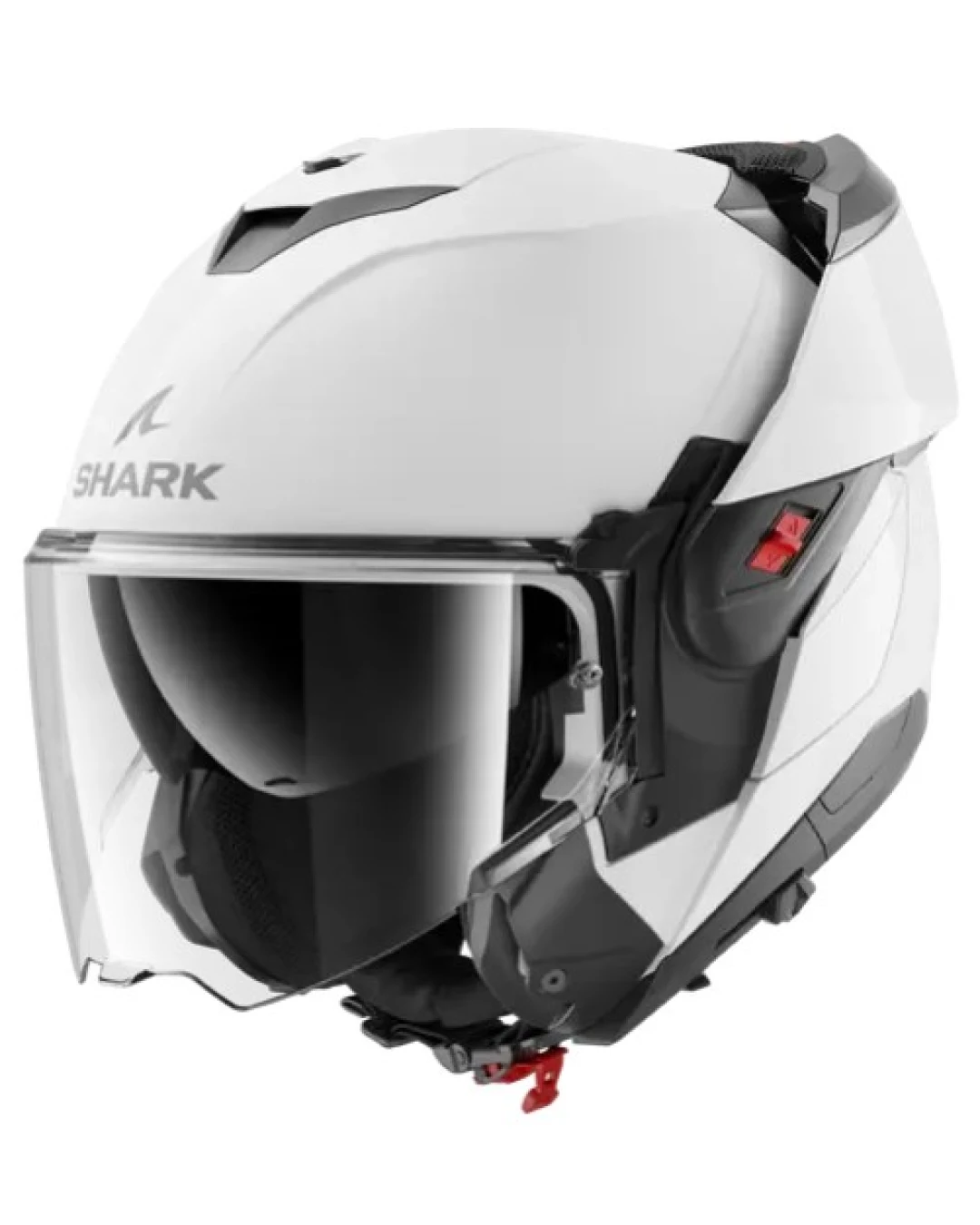 Модуларна каска SHARK OXO BLANK Pearly White