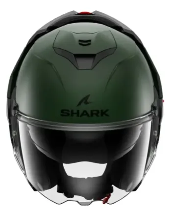Модуларна каска SHARK OXO Mat Dark Green Matt