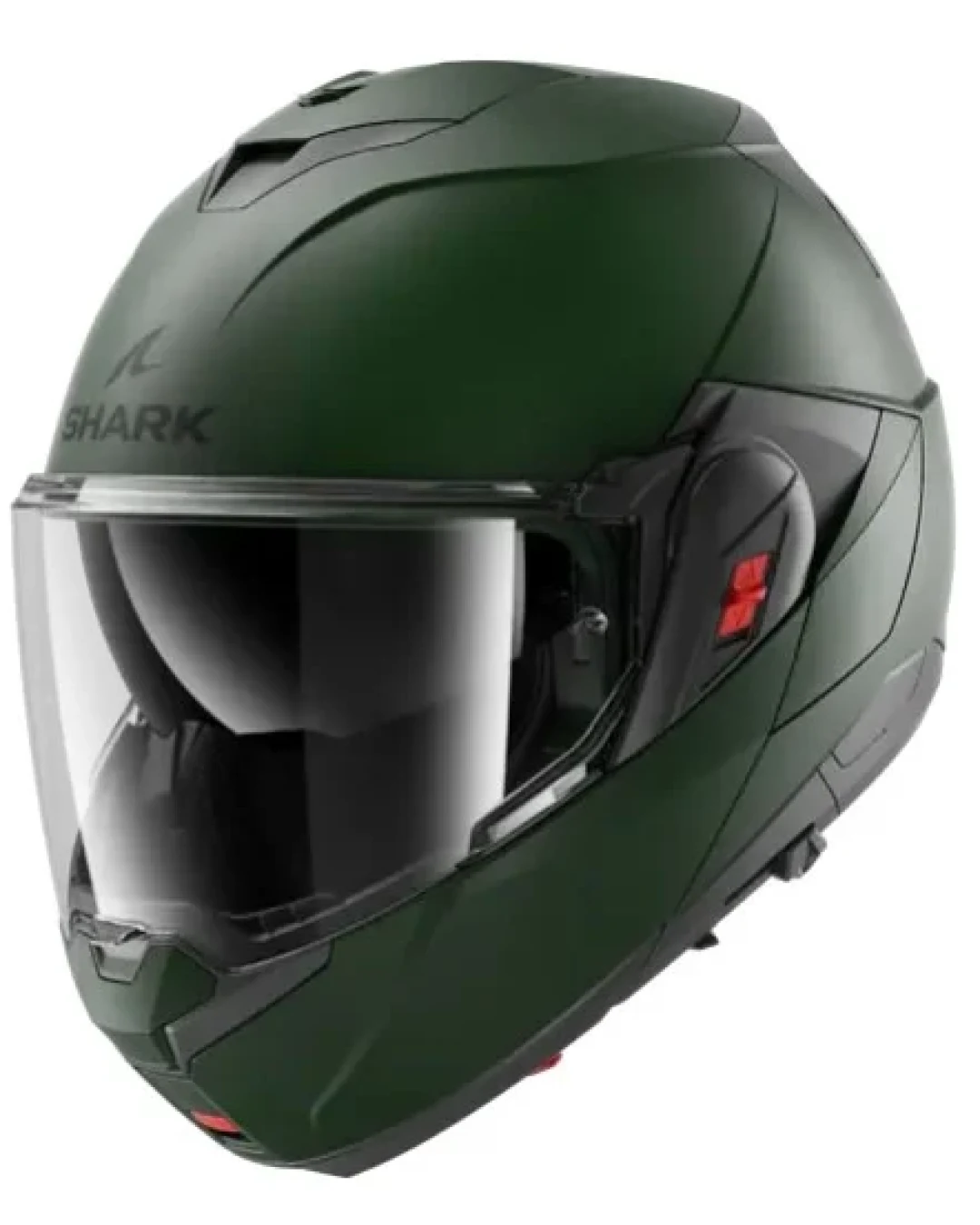 Модуларна каска SHARK OXO Mat Dark Green Matt