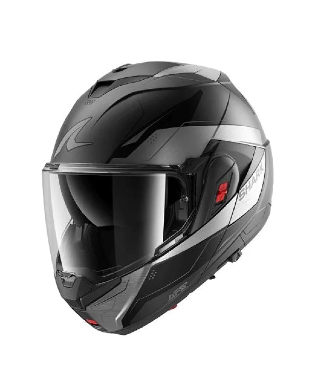 Модуларна каска SHARK OXO MEKARIUM MAT BLACK/GREY