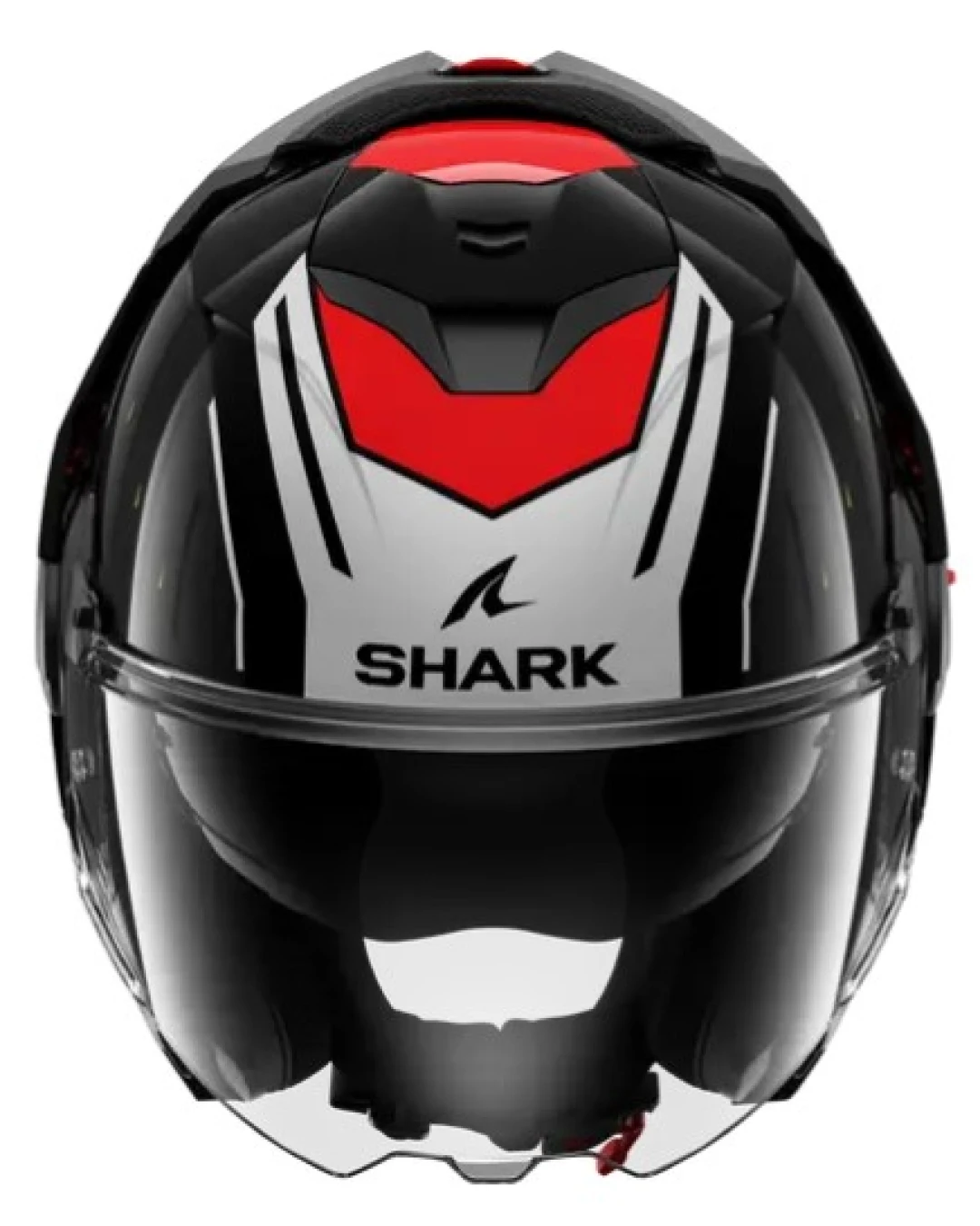 Модуларна каска SHARK OXO RYDGER Black/Silver/Red