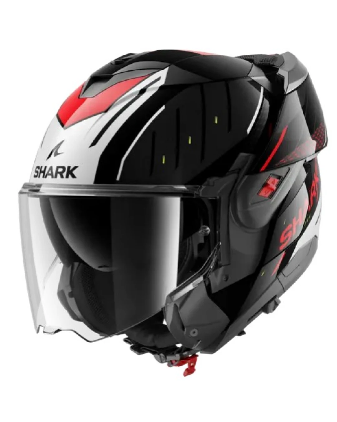 Модуларна каска SHARK OXO RYDGER Black/Silver/Red