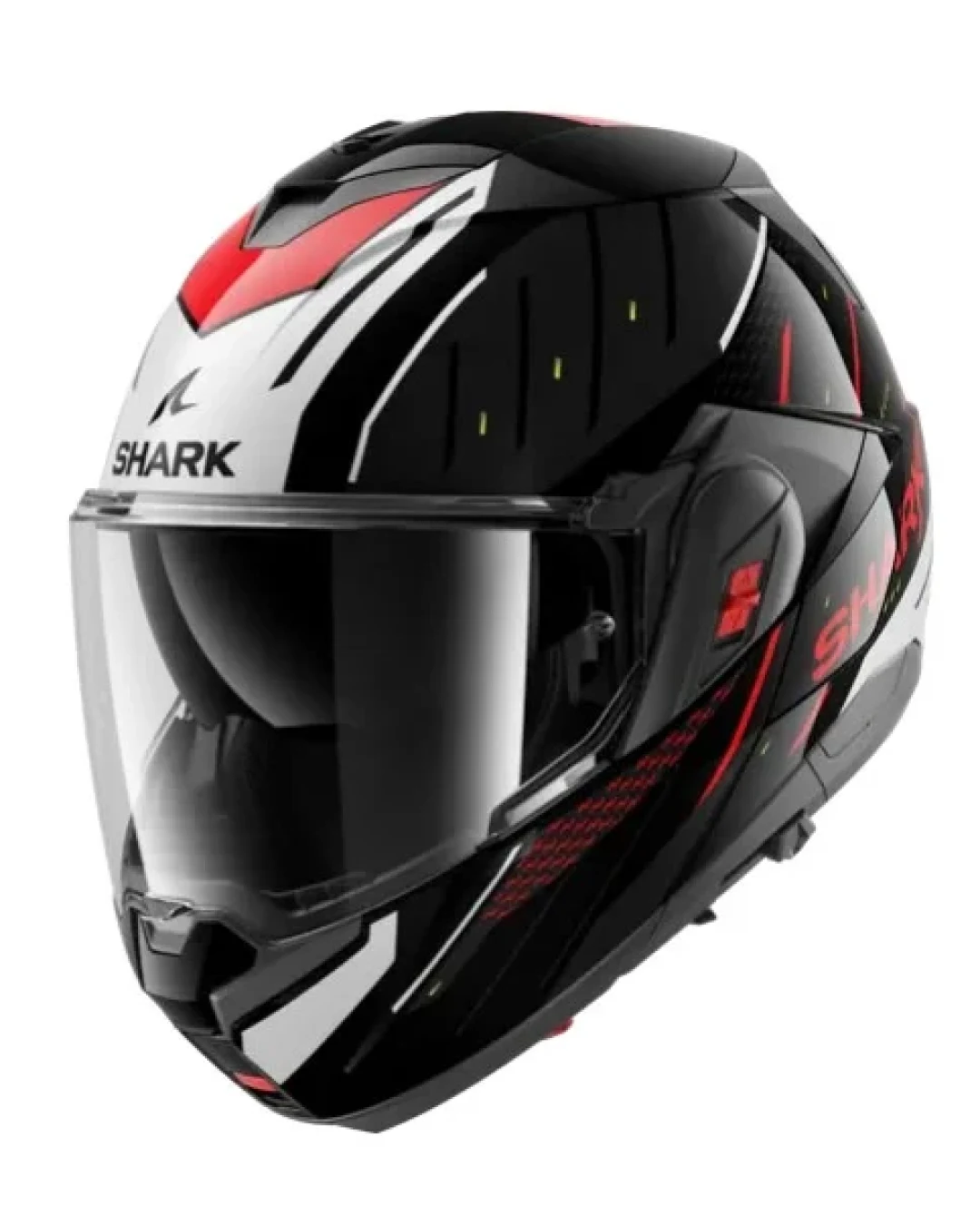 Модуларна каска SHARK OXO RYDGER Black/Silver/Red