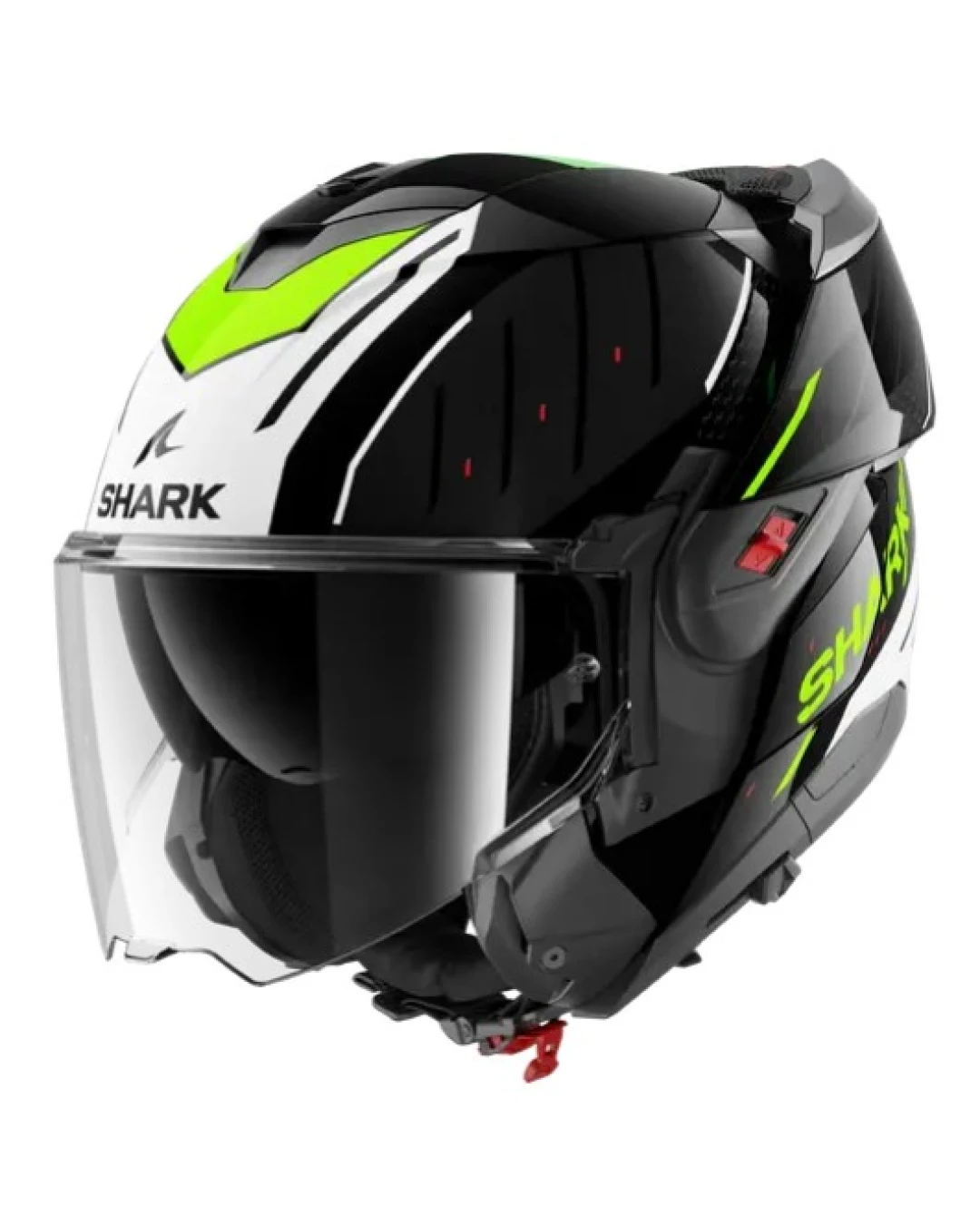 Модуларна каска SHARK OXO RYDGER Black White Yellow