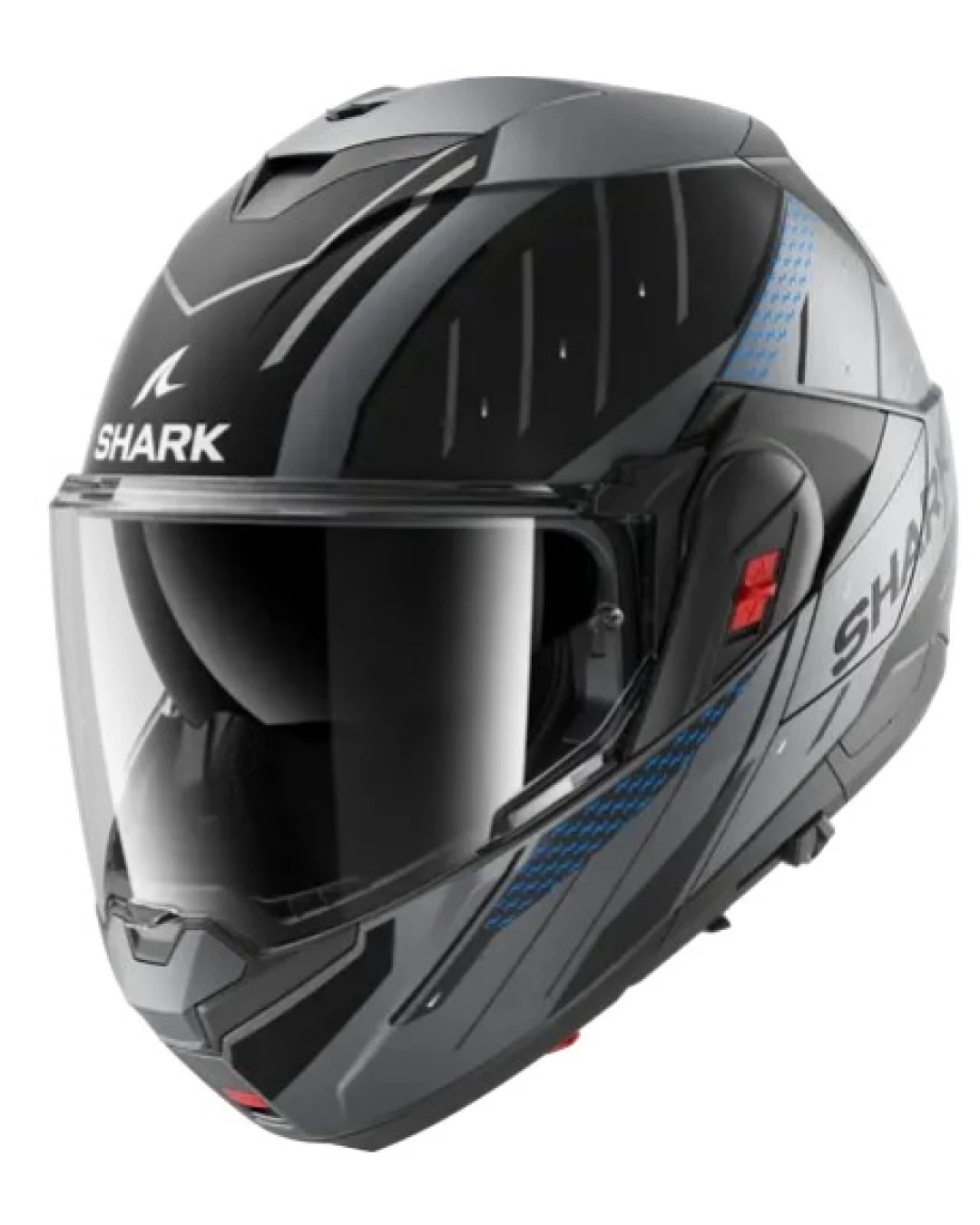 Модуларна каска SHARK OXO RYDGER Mat Anthracite Blue Black