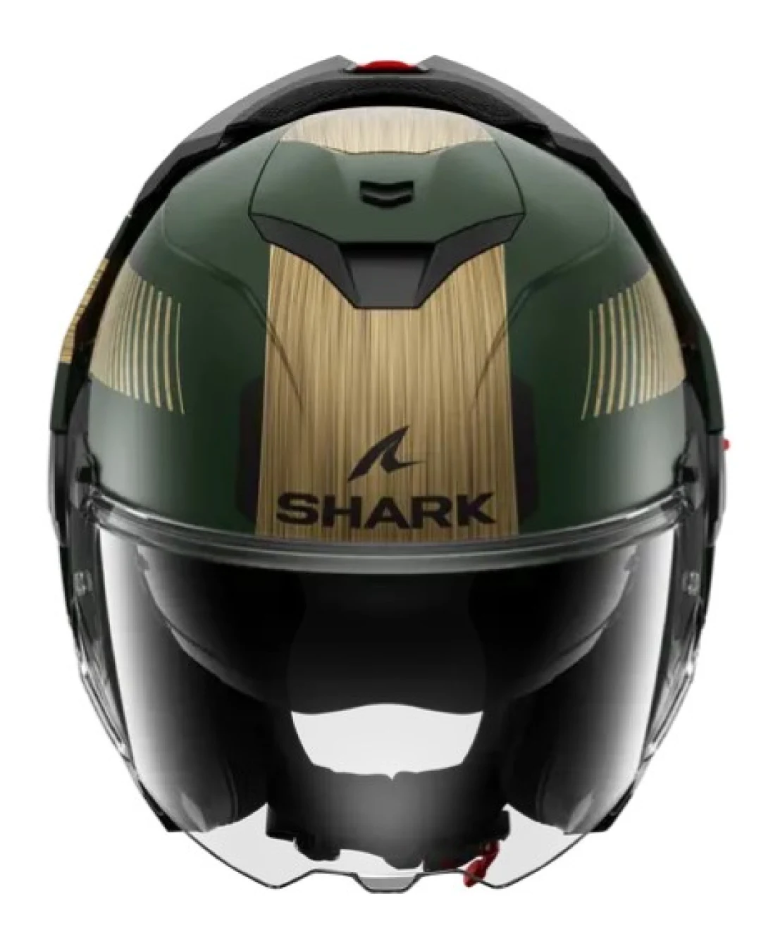 Модуларна каска SHARK OXO SIKTER Mat Green Chrome Gold