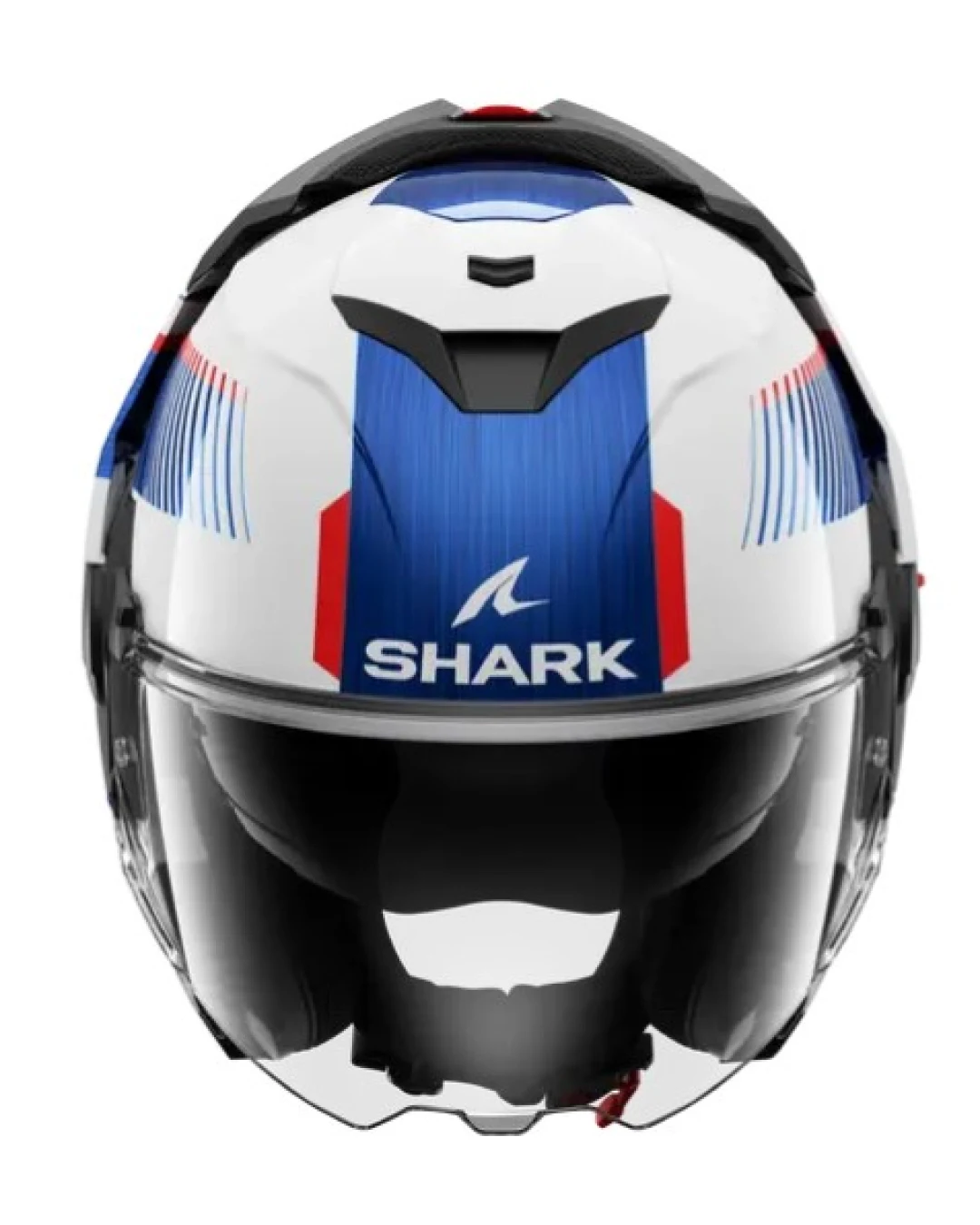 Модуларна каска SHARK OXO SIKTER White Chrome Blue