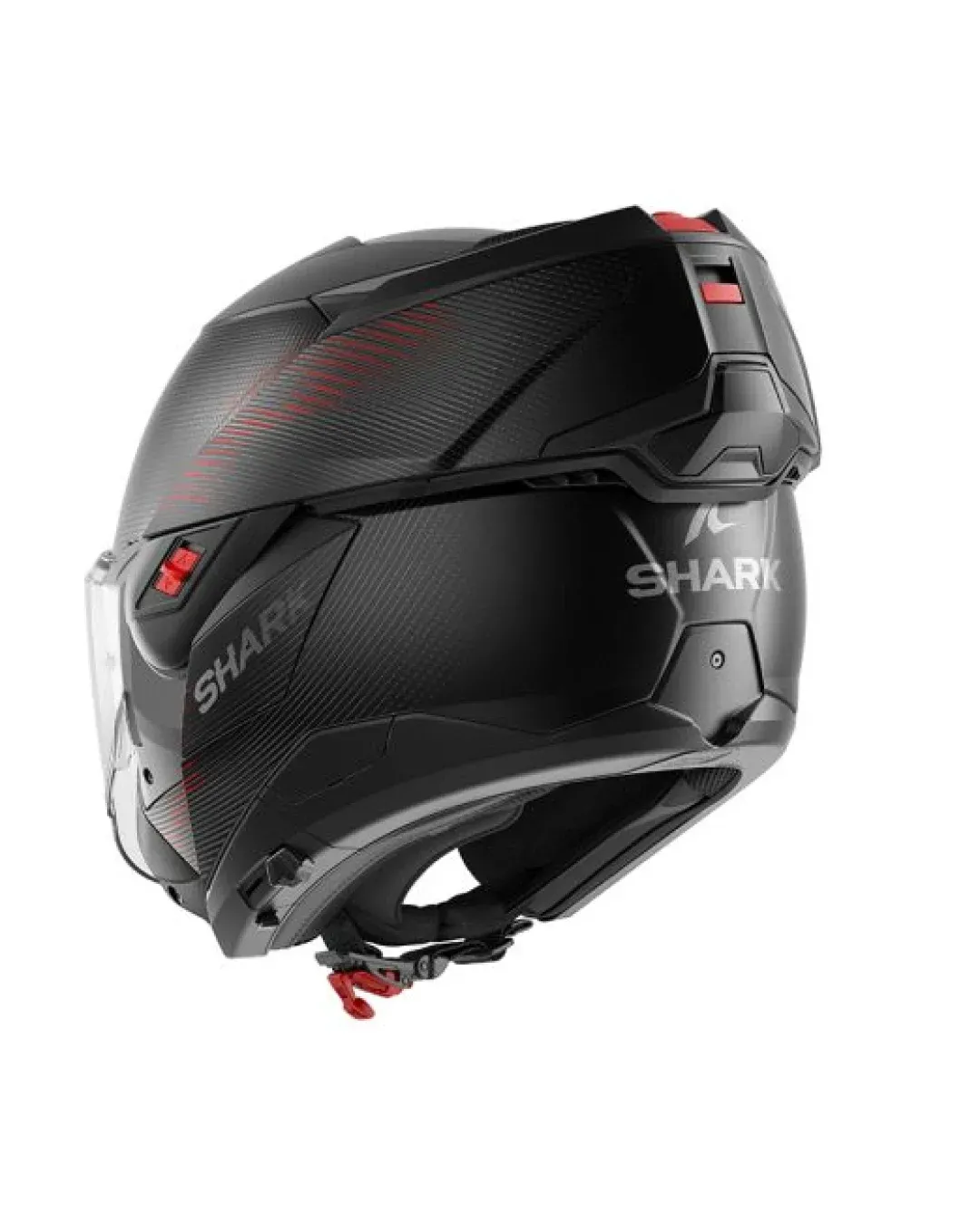 Модуларна каска SHARK OXO SP LYNE MAT BLACK/RED