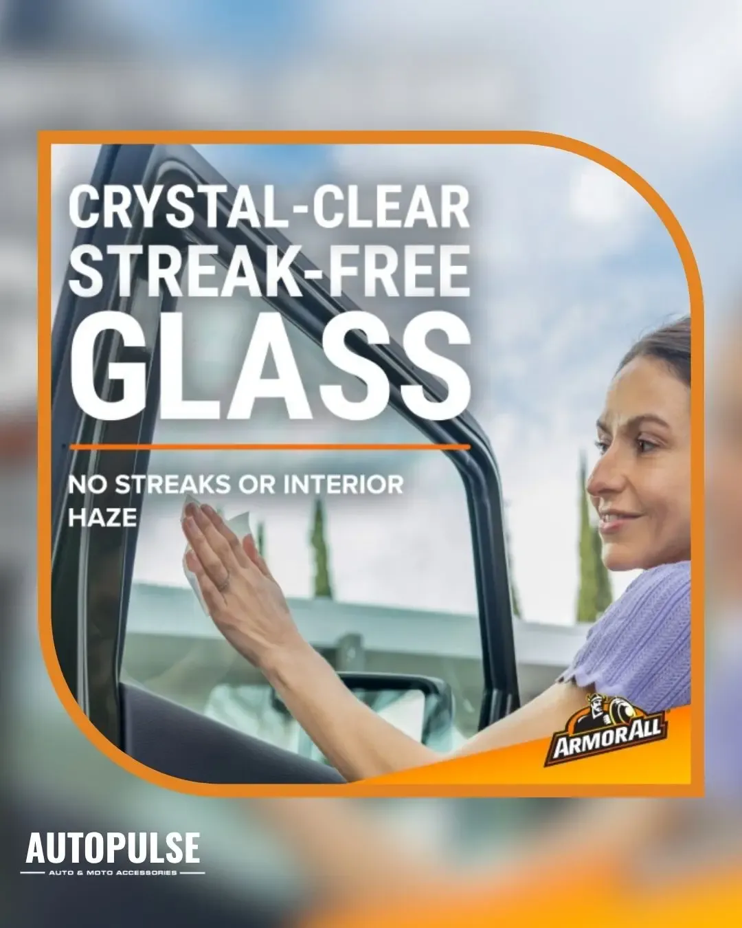 Мокри кърпи за стъкло Armor All Glass Wipes (20 броя)