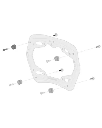 Монтажен комплект странични куфари SW-MOTECH Adapter for PRO Side Carrier